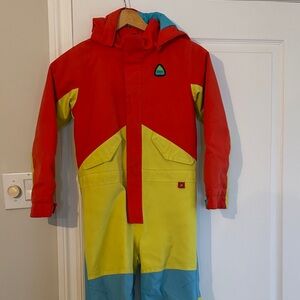 Burton 2L one piece. 
XS 6-7.